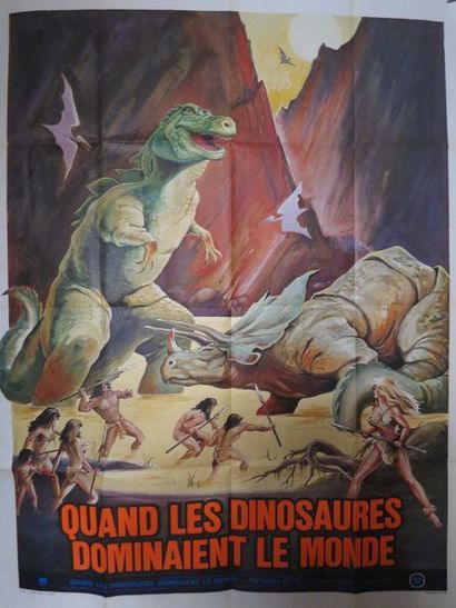 null "QUAND LES DINOSAURES DOMINAIENT LE MONDE" de Val Guest, avec Victoria Vetri,...