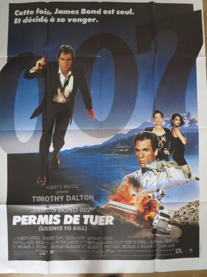  JAMES BOND 007 : "Goldeneye" Pierce Brosnan, "Jamais plus jamais" Sean Connery "Permis...