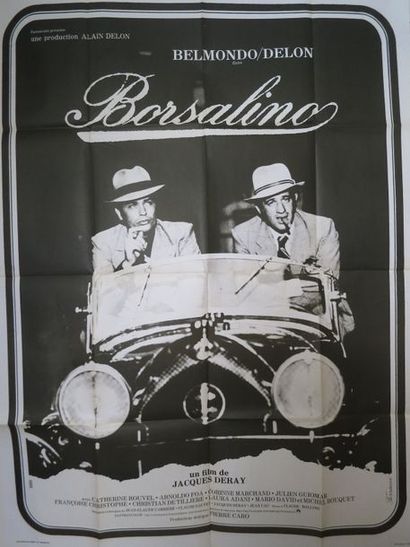  "BORSALINO" de Jacques Deray avec Jean-Paul Belmondo et, Alain Delon.	Affiche 1,20...