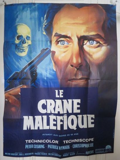 null "LE CRÂNE MALÉFIQUE" de Freddie Francis avec Christopher Lee, Peter Cushing....
