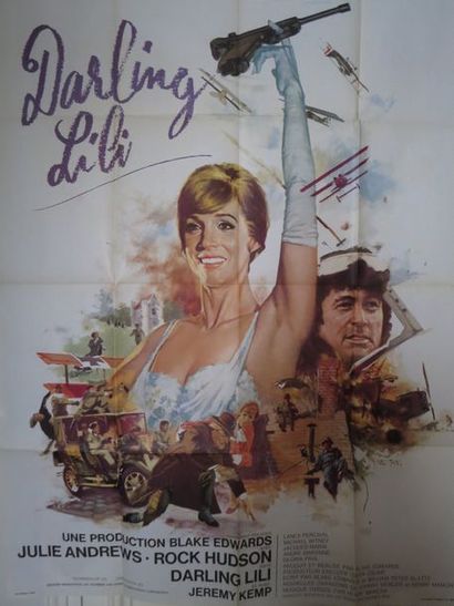 null "DARLING LILI" de Blake Edwards avec Julie Andrews, Rock Hudson. Affiche 1,20...