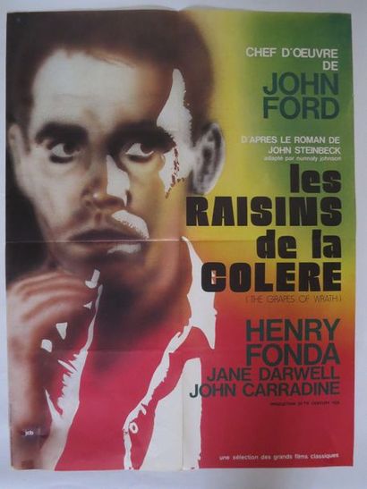 null "LES RAISINS DE LA COLÈRE" de John Ford avec Henry Fonda, John Carradine. Affichettes...