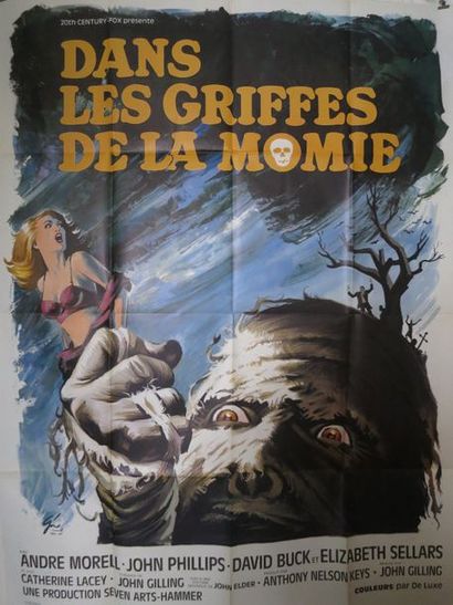  "DANS LES GRIFFES DE LA MOMIE" de John Gilling. Hammer Film Production / Affiche...