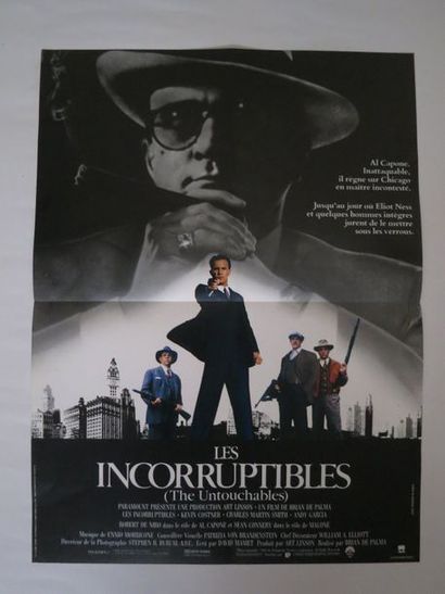 null ROBERT DE NIRO : "Les incorruptibles" affichette 0,40 x 0,60. "Mission" affiche...