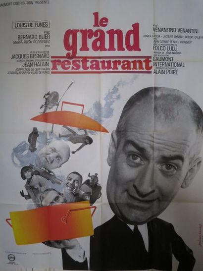 null "LE GRAND RESTAURANT" de Jacques Besnard avec Louis de Funès, Bernard Blier.	Affiche...