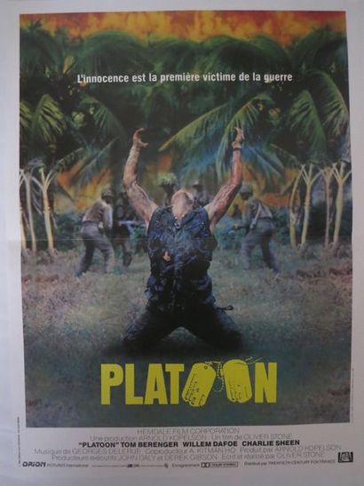 null GUERRE / AVENTURES : "Platoon", "Cheval de guerre", "Top gun", Films USA "La...