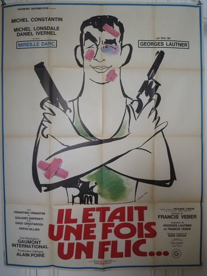 null "IL ÉTAIT UNE FOIS UN FLIC" de Georges Lautner avec Michel Constantin, Mireille...