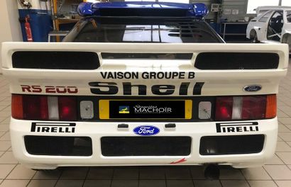 Ford RS200 - 1986 N° de Série: SABTVR023224023068 RHD Certificat d'immatriculation:...