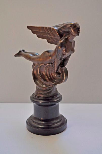 Charles SOUDANT. Prouesse. Bronze vers 1925,...