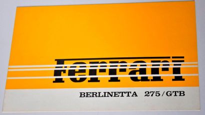 Brochure 275 GTB Berlinetta