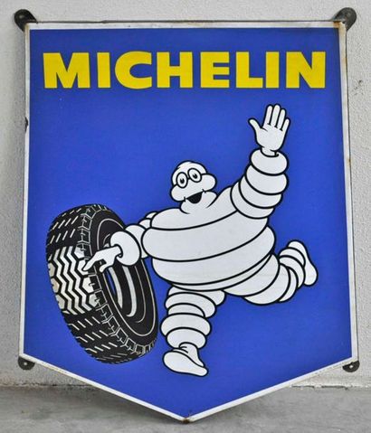 null Plaque en émail Michelin, Emaillerie Alsacienne de Strasbourg. Marquée R.C....