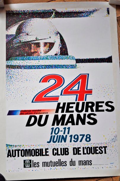 null Le Mans 1978 (64x44cm) Affiche entoilée