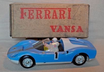 null Jouet Ferrari Vansa prototype, complet avec pilote, co pilote et roadbook, dans...