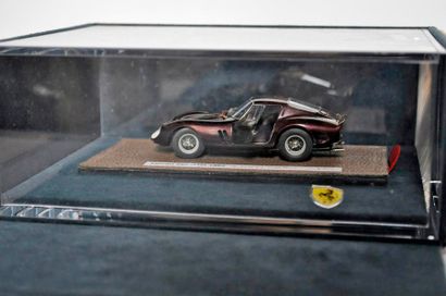 null J. BRAUER. Exceptionnelle miniature de la Ferrari 250 GTO 1962, châssis 3451GT...