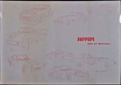 YOSHIDA. Affiche 250 GT Berlinetta, Arte...