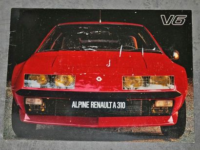 Brochure Publicitaire pour l'Alpine A310