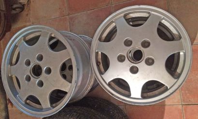 null Lot de 4 jantes pour Porsche 964