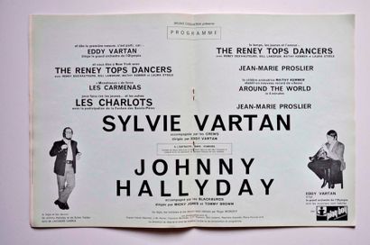 Johnny HALLYDAY Exceptionnel programme du récital de Johnny Hallyday à L'Olympia...
