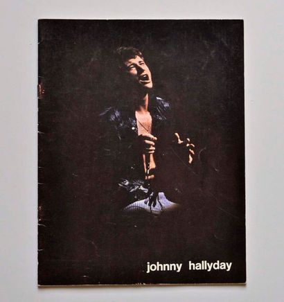 Johnny HALLYDAY Programme Johnny Hallyday avec photos de Johnny en Mustang et en...