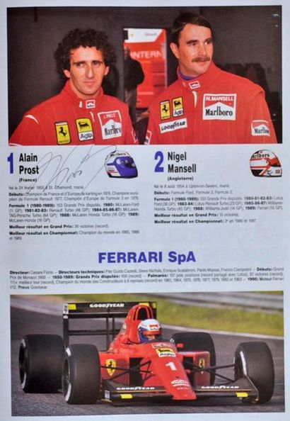 null Exceptionnel dossier de presse du Grand Prix de France 1987 au Paul Ricard,...