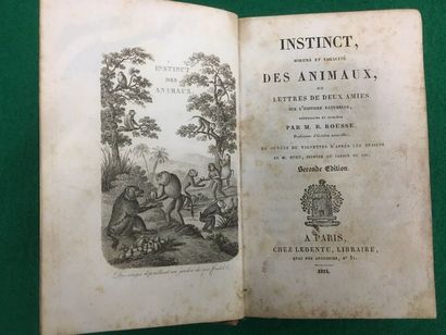 null B. ROUSSE. Instinct, mœurs et sagacité des animaux. 1834