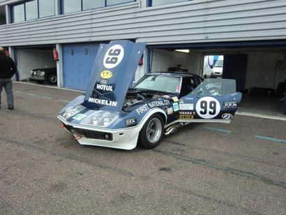 CHEVROLET CORVETTE STINGRAY GR. IV, FIA, EX. ANDRUET- 1969 La voiture présentée est...