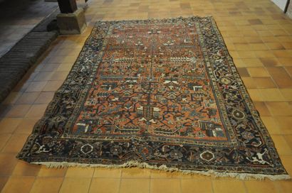 ZANJAN Tapis à motifs géométriques, 288x190cm environ