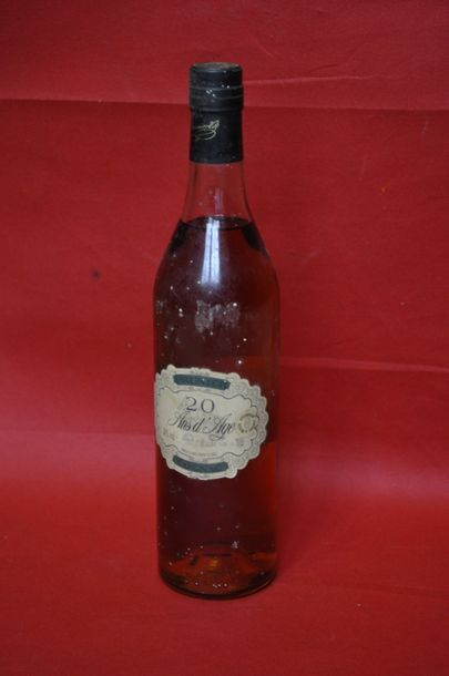 null Bouteille cognac Prunier 20 ans d'âge, récolte 1969-1970, 70 cl