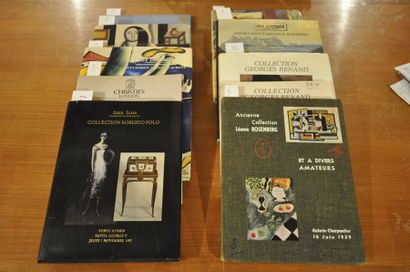 null Lot de 10 catalogues de vente: Collection Douglas COOPER. Christie's Londres...