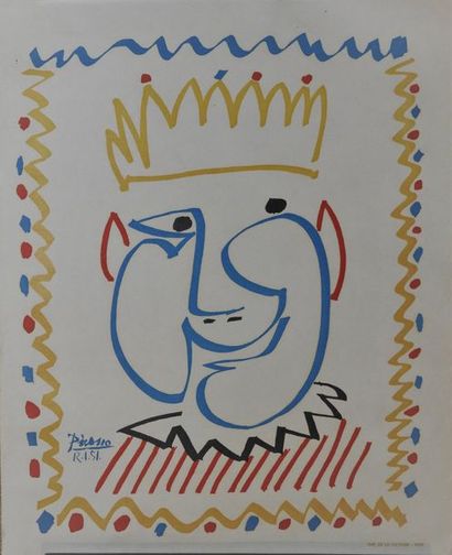 null Pablo Picasso (1881 - 1973)

Le roi

Estampe sur papier 

Imprimerie de la Victoire,...