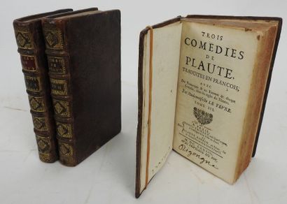 null Comédie de Plaute, traduite en François…par Mademoiselle Le Fevre.Paris, Denys...