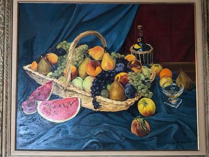 null G. Montis

Panier de fruits

Huile sur toile signée en bas à droite

60 x 73...