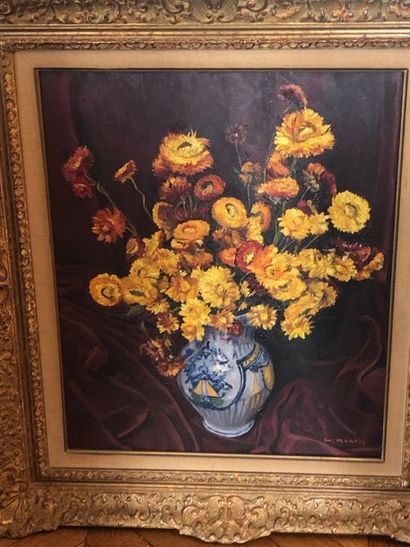 null G.Montis

Vase de fleurs jaunes

Huile sur toile signée en bas à droite

55...