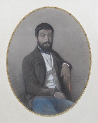 null Ecole Française du XIX° siècle

Portrait d'un homme de qualité

Technique mixte...