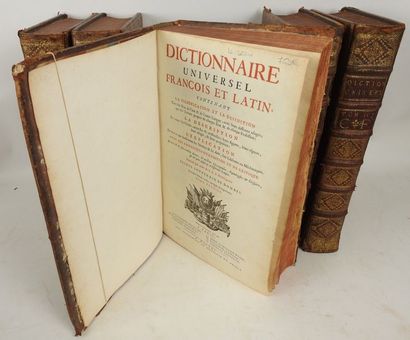 null TREVOUX. Dictionnaire universel françois et latin…Paris, Delaulne, Foucault,...