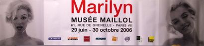 null Deux bandeaux « Marilyn » Musée Maillol. 2006. 130 x13 cm + Grand modèle (70...