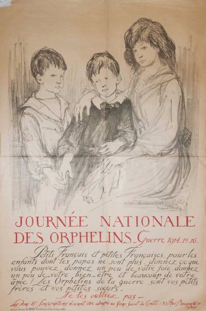 null Bernard Naudin : « Journée Nationale des orphelins de guerre 1914/15/16 » 120...