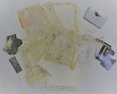 null COTO, Takis (1919-2016). Ensemble de dessins, photographies et courriers.