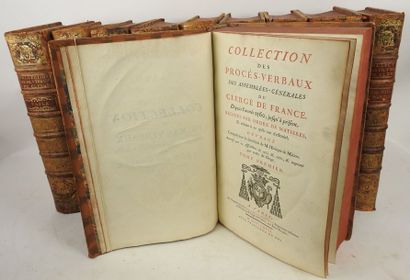 null Collection des procès-verbaux du clergé de FranceParis, Desprez, 1767. 10 volumes...
