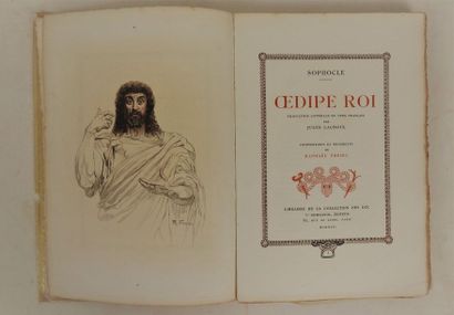 null SOPHOCLE. Oedipe Roi. Compositions de Raphaël FREIDA.Traduction littérale en...