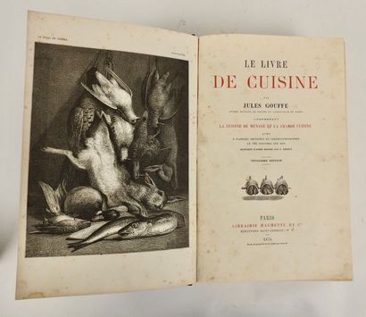 null GOUFFÉ, Jules. Le Livre de Cuisine. Paris, Hachette, 1874. In-4, plein cuir...