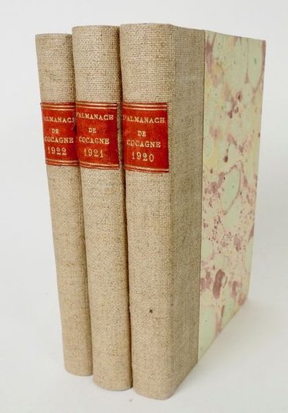 null GUEGAN, Bertrand. Almanach de Cocagne 1920-1921-1922.Paris, Editions la Sire?ne,...