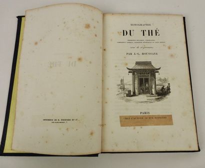 null HOUSSAYE, J.-G. Monographie du Thé. Description Botanique, Torréfaction, Composition...