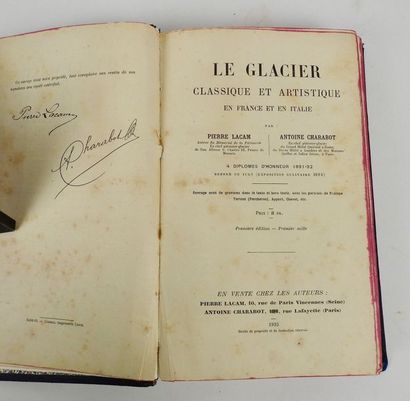 null LACAM, Pierre et CHARABOT, Antoine. Le Glacier Classique et Artistique en France...