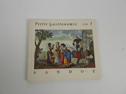 null Petite Gastronomie. Paris, Laboratoires Sandoz, s.d. 4 vol. in-16 brochés, couvertures...