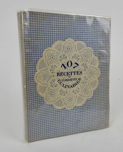null POIRET, Paul. 107 Recettes et Curiosités Culinaires. Paris, H.Jonquières, 1928....