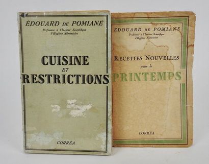null POMIANE, Edouard de. Recettes Nouvelles pour le Printemps. Paris, Corrêa, 1941....