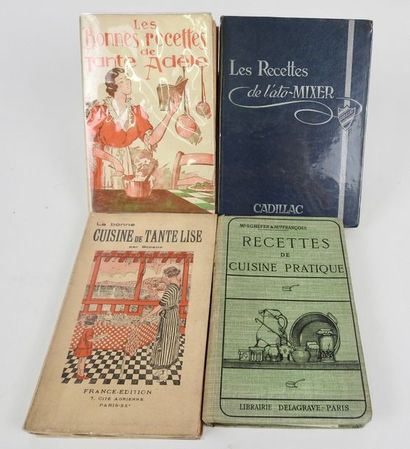 null RECETTES. Les Bonnes Recettes de Tante Adèle. Paris, le Palais du Livre, s.d....