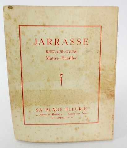 null RENARD, Jack. L'Huître. Paris, aux éditions C.F.P.I., 1951. In-4 broché éditeur,...