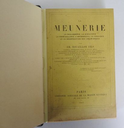 null TOUAILLON Fils, Ch. La Meunerie.Paris, Maison Rustique, 1867. viii, 452 pp.,...